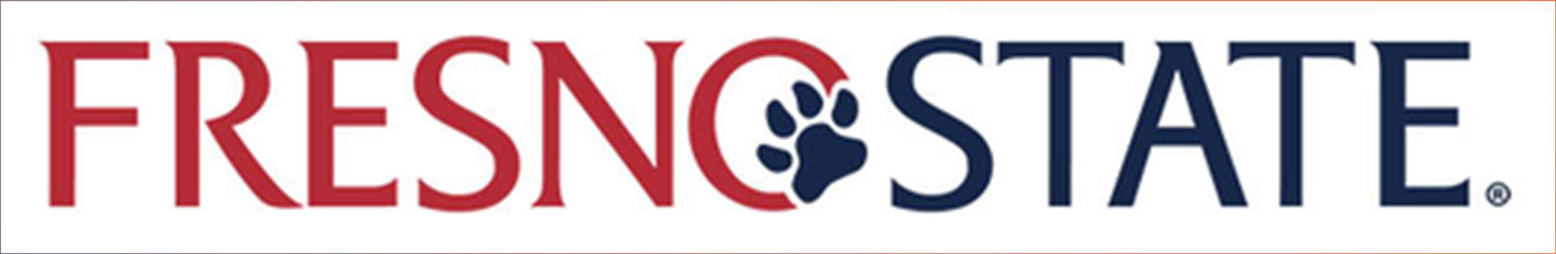 Fresno State wordmark.