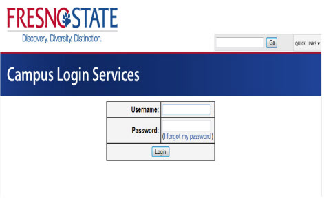 username and password