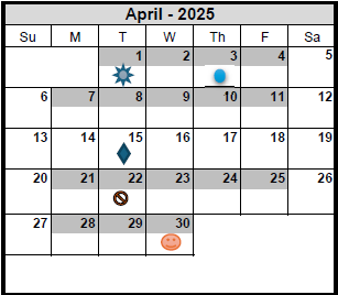April 2025