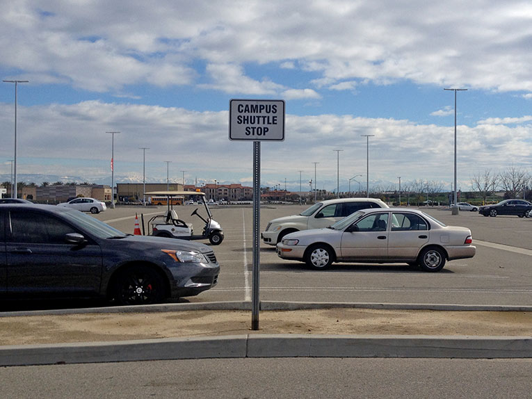 Save Mart Center parking lot