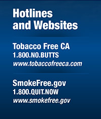 smoke free hotlines